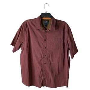 511 Tactical Shirt Mens XL Short Sleeve Chest Pocket Mesh Lined Button Up Preppy